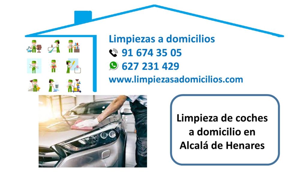 Limpieza de coches a domicilio en Alcalá de Henares