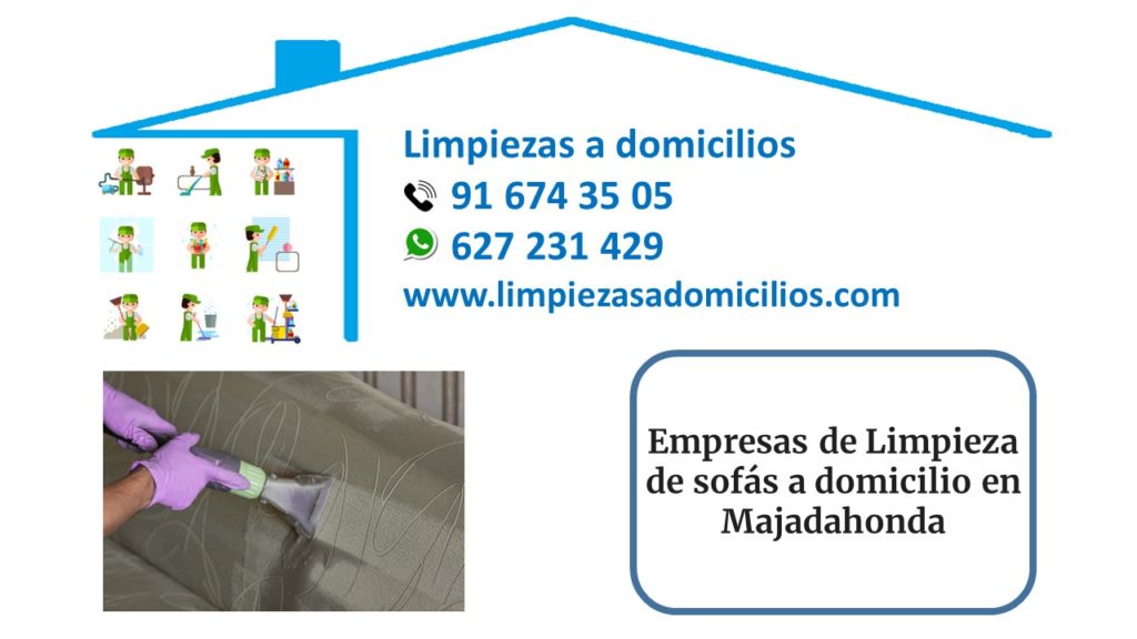Empresas de Limpieza de sofás a domicilio en Majadahonda