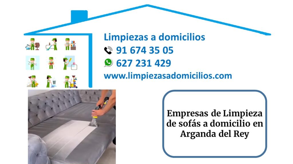 Empresas de Limpieza de sofás a domicilio en Arganda del Rey