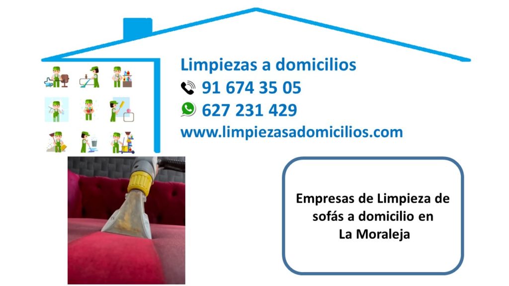 Empresas de Limpieza de sofás a domicilio en La Moraleja