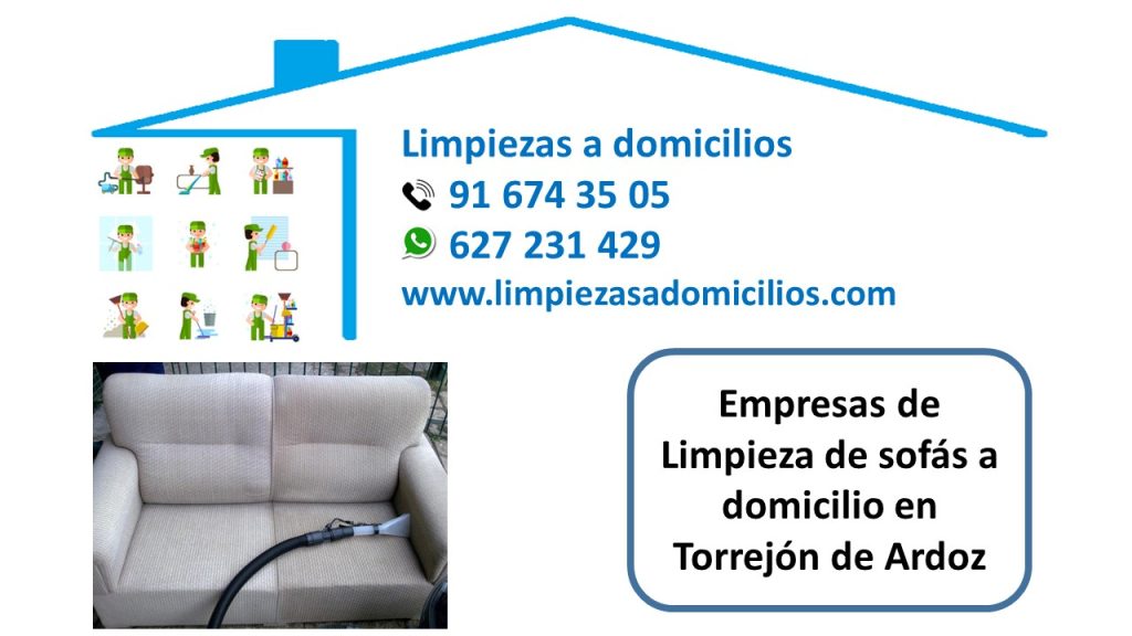 Empresas de Limpieza de sofás a domicilio en Torrejón de Ardoz