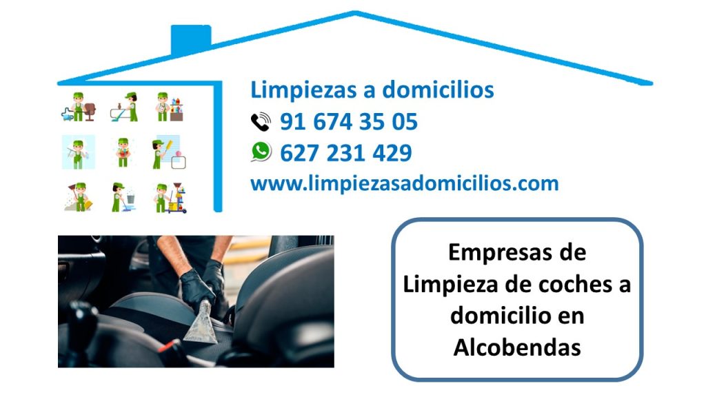 Empresas de Limpieza de coches a domicilio en Alcobendas
