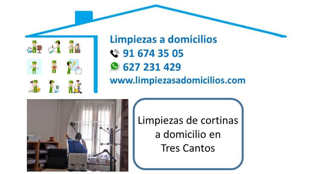 Limpiezas de cortinas a domicilio en Tres Cantos