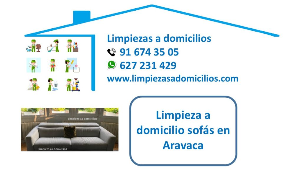Limpieza a domicilio sofás en Aravaca