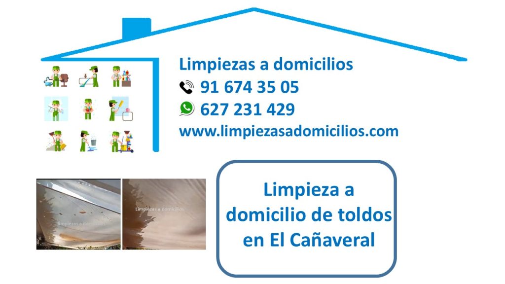 Limpieza a domicilio de toldos en El Cañaveral