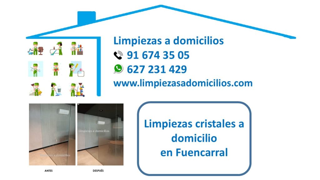 Limpiezas cristales a domicilio en Fuencarral