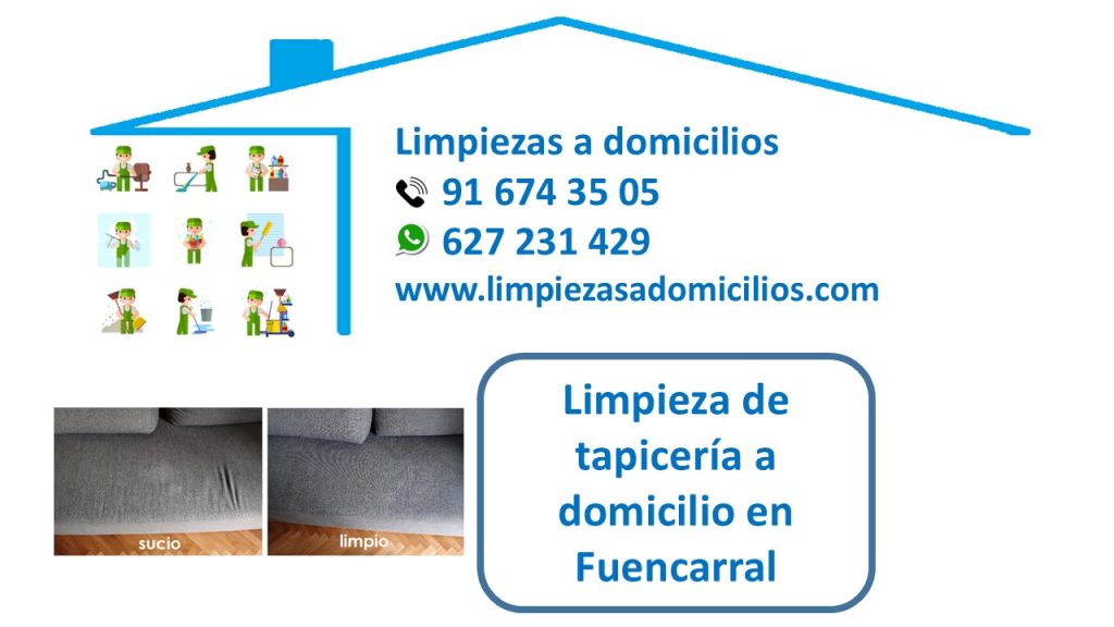 Limpieza de tapicería a domicilio en Fuencarral