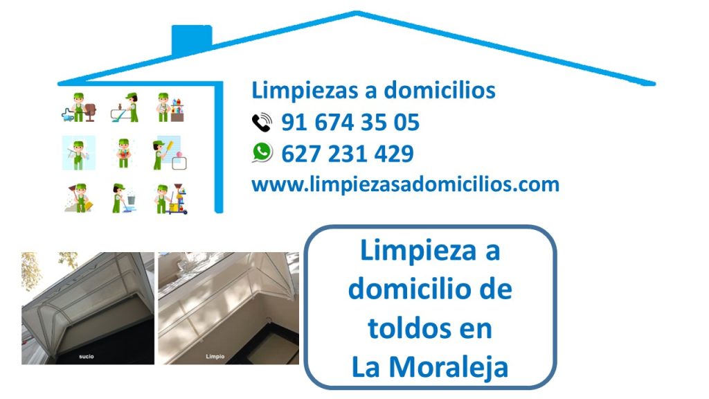 Limpieza a domicilio de toldos en La Moraleja