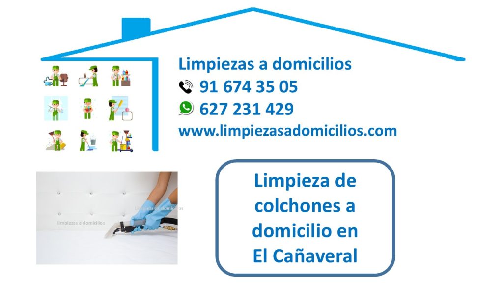 Limpieza de colchones a domicilio en El Cañaveral