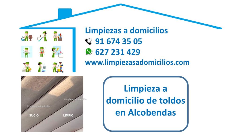 Limpieza a domicilio de toldos en Alcobendas