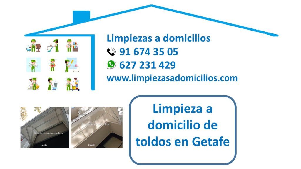 Limpieza a domicilio de toldos en Getafe