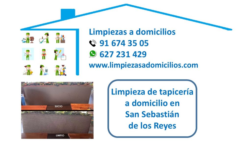Limpieza de tapicería a domicilio en San Sebastián de los Reyes
