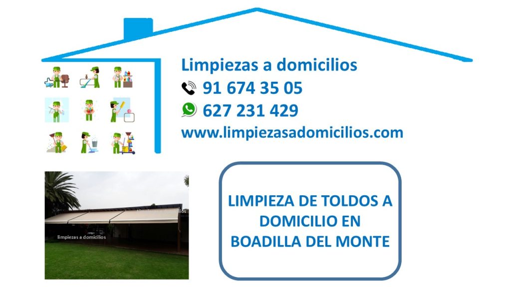 LIMPIEZA DE TOLDOS A DOMICILIO EN BOADILLA DEL MONTE