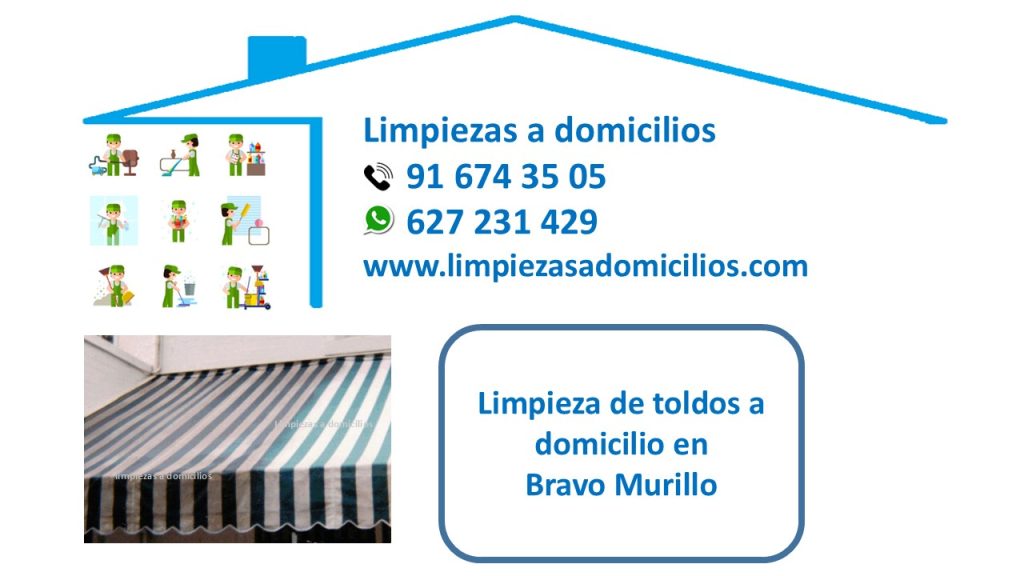 Limpieza de toldos a domicilio en Bravo Murillo