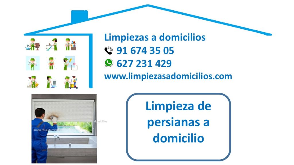 Limpieza de persianas a domicilio