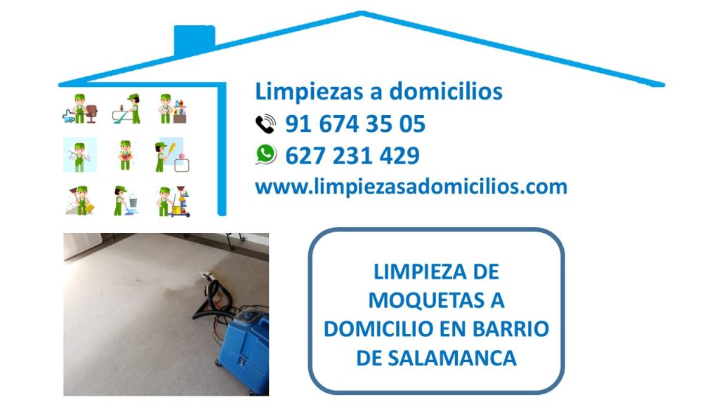 LIMPIEZA DE MOQUETAS A DOMICILIO EN BARRIO DE SALAMANCA