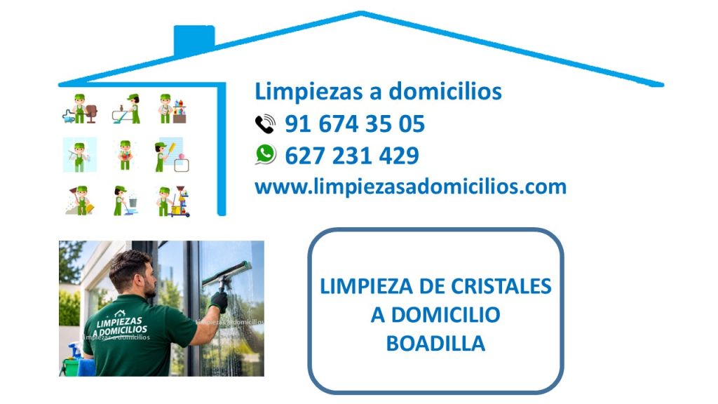 LIMPIEZA DE CRISTALES A DOMICILIO BOADILLA