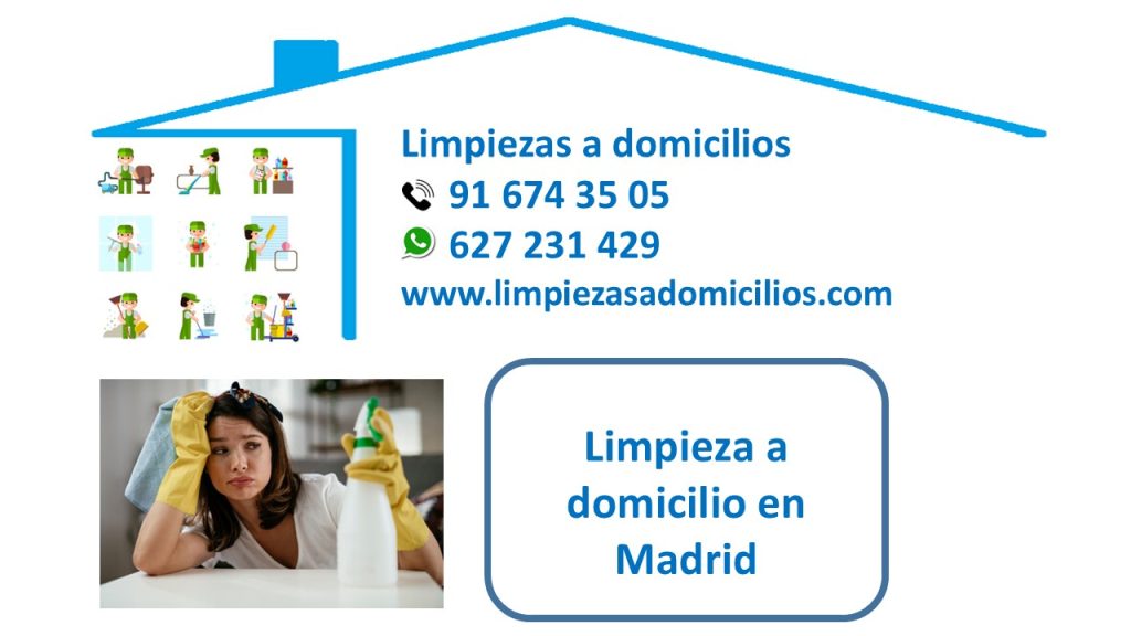 Limpieza a domicilio en Madrid